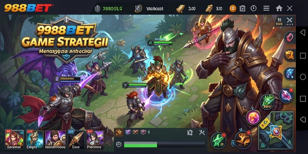Tangkapan layar gameplay SLG 988BET yang epik dan menarik.