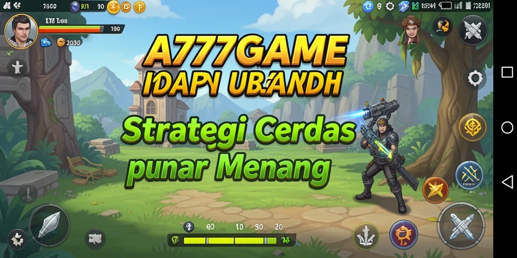 Tampilan gameplay A777GAME dengan elemen strategi yang mendebarkan.