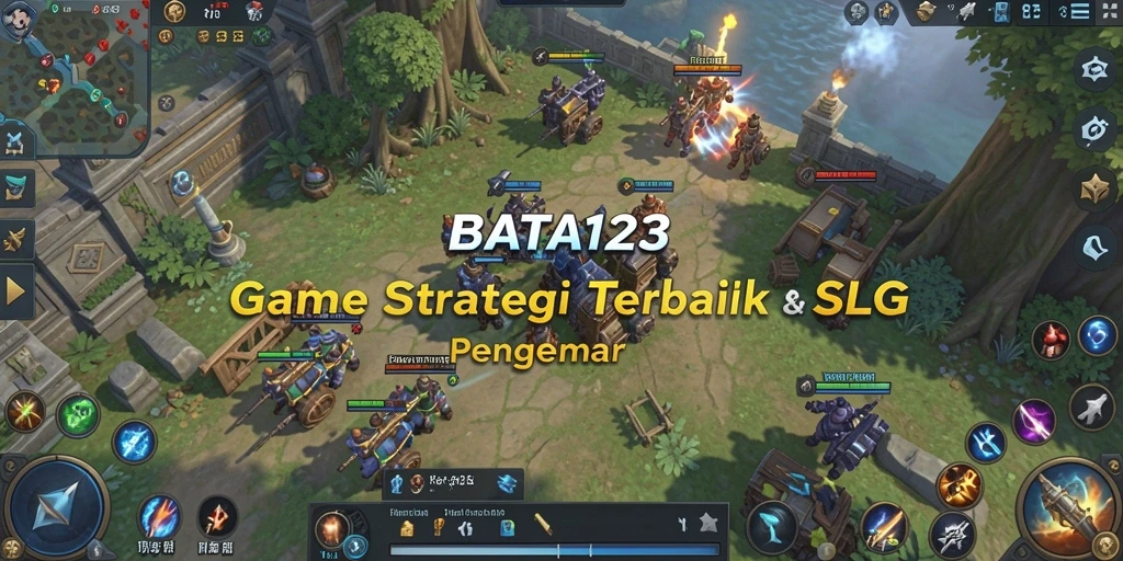 Tampilan gameplay menegangkan dalam BATA123 sebagai game SLG.