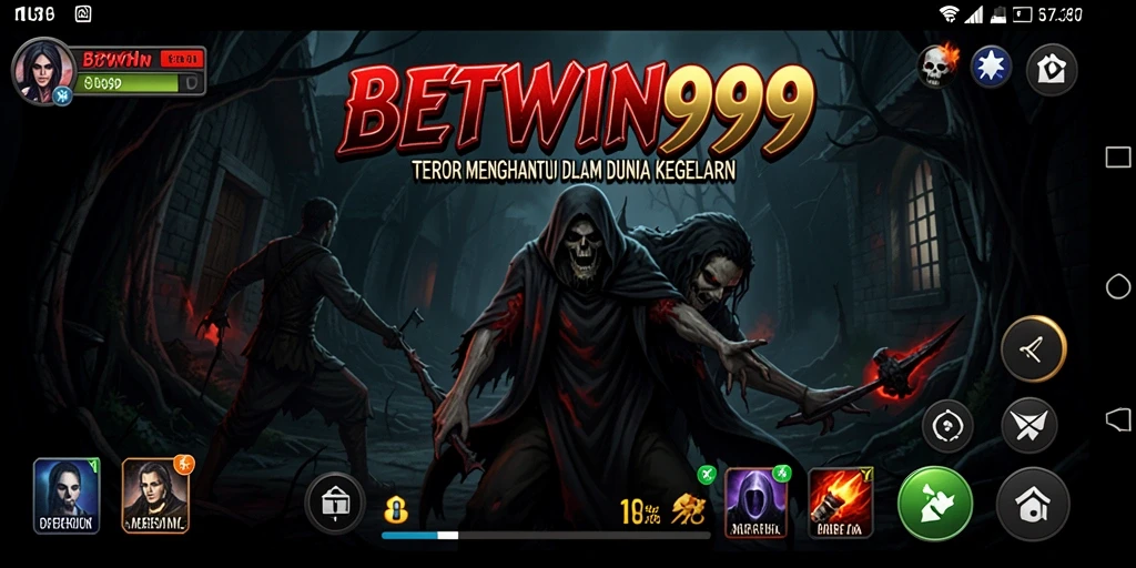 Screenshot menampilkan gameplay BETWIN999 yang mencekam dan menakutkan.