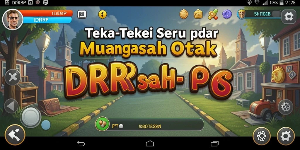 Gameplay menantang dan seru dalam IDRRP dengan teka-teki yang beragam.