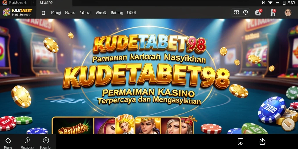 Tampilan utama gameplay Kasino di KUDETABET98 yang seru.