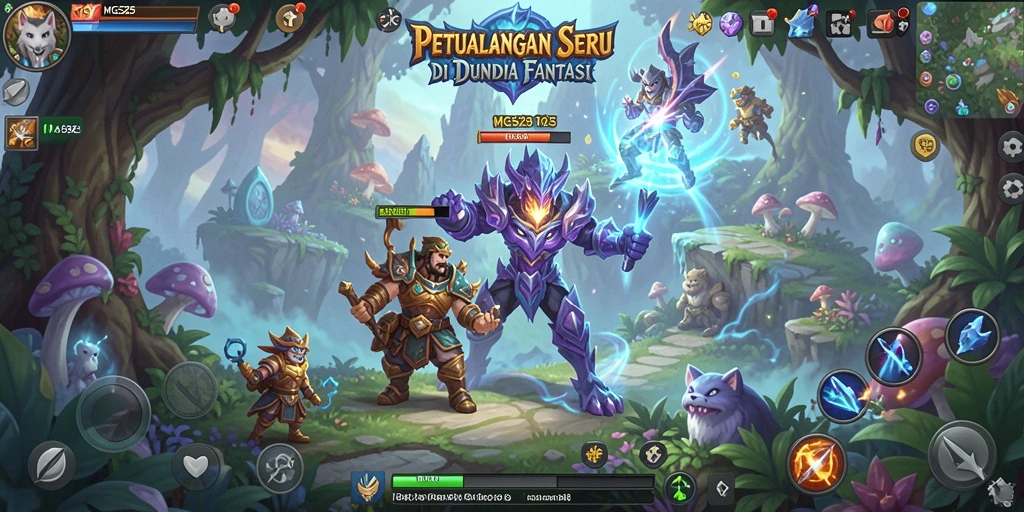 Tampilan gameplay MG525 yang mendebarkan dan penuh petualangan.