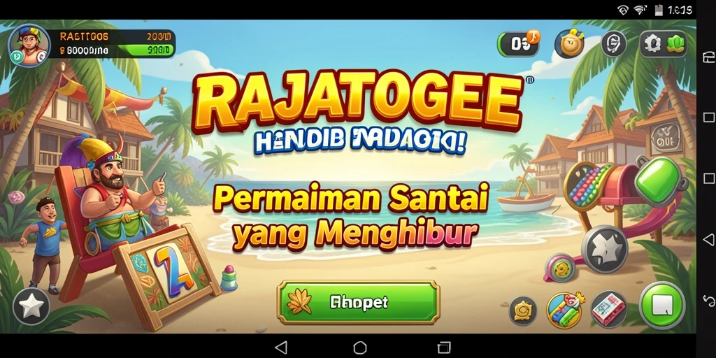 Tampilan gameplay yang seru dari RAJATOGEL.