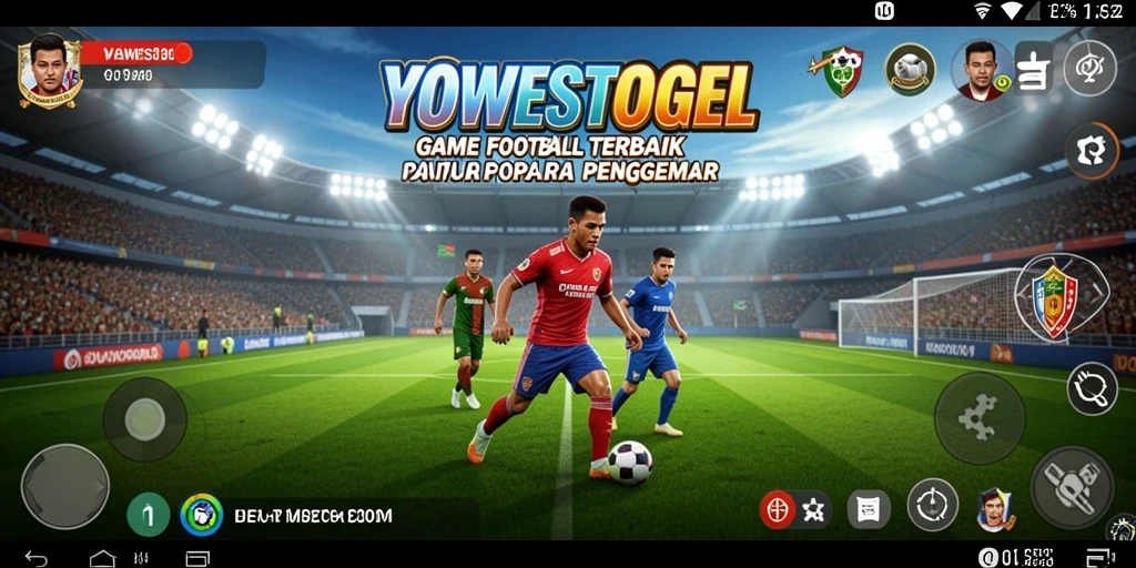 Tangkapan layar gameplay YOWESTOGEL dengan aksi seru di lapangan.